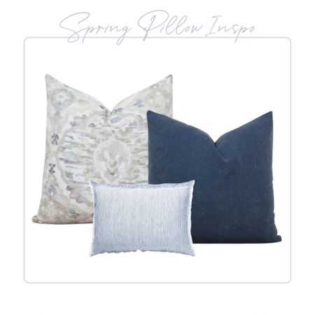 Spring pillow inspiration white linen, striped, blue, rocking stripe, medallion, modern farmhouse, coastal, French farmhouse, English cottage pillow finds. 

#LTKhome #LTKSeasonal #LTKFind