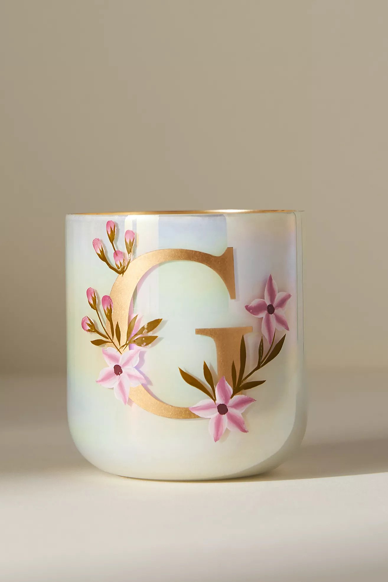Monogram Night Gardenia Candles | Anthropologie (US)