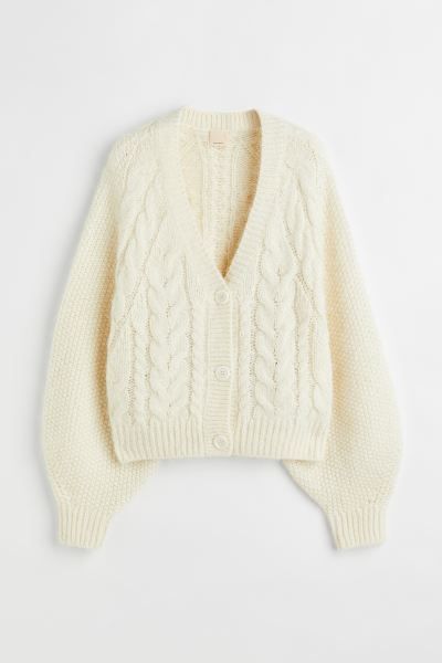 Oversized Cable-knit Cardigan | H&M (US + CA)