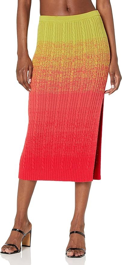 The Drop Women's Lola Ombre Midi Skirt | Amazon (US)