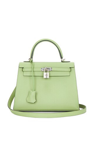 FWRD Renew Hermes Epsom Kelly Sellier 25 Handbag in Green. | Revolve Clothing (Global)