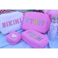 Personalized Nylon Makeup Bag Custom Travel Toiletry Organizer | Etsy (US)