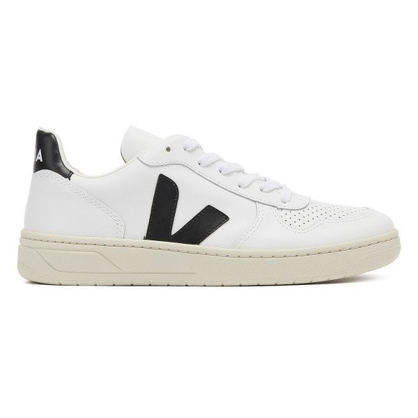 Veja V-10 Extra White / Black Trainers VX020005 | TOWER London | TOWER London (UK)