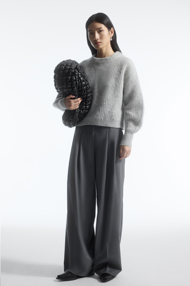 와이드 레그 테일러드 울 트라우저 | COS (Korea)