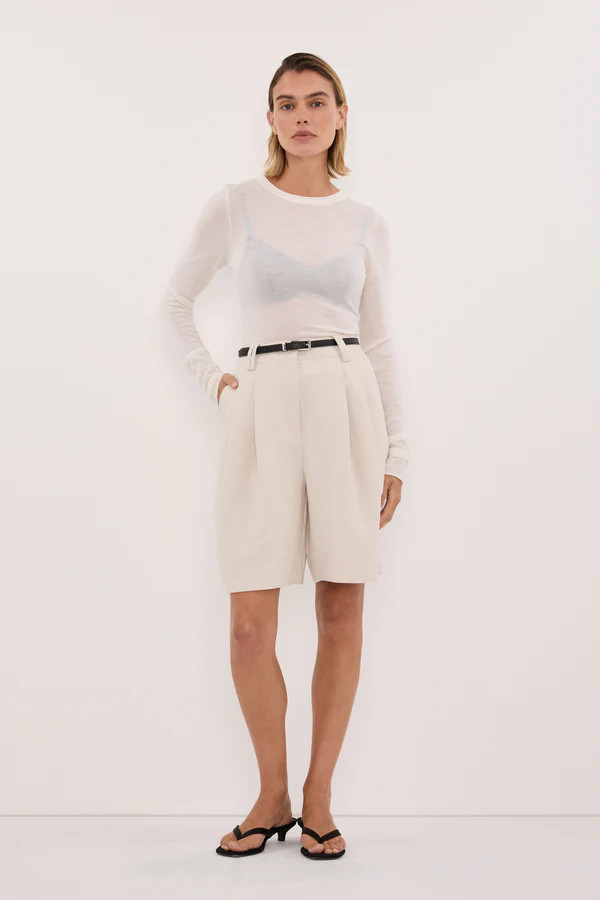 CHELSEA BONE BERMUDA SHORT | DISSH