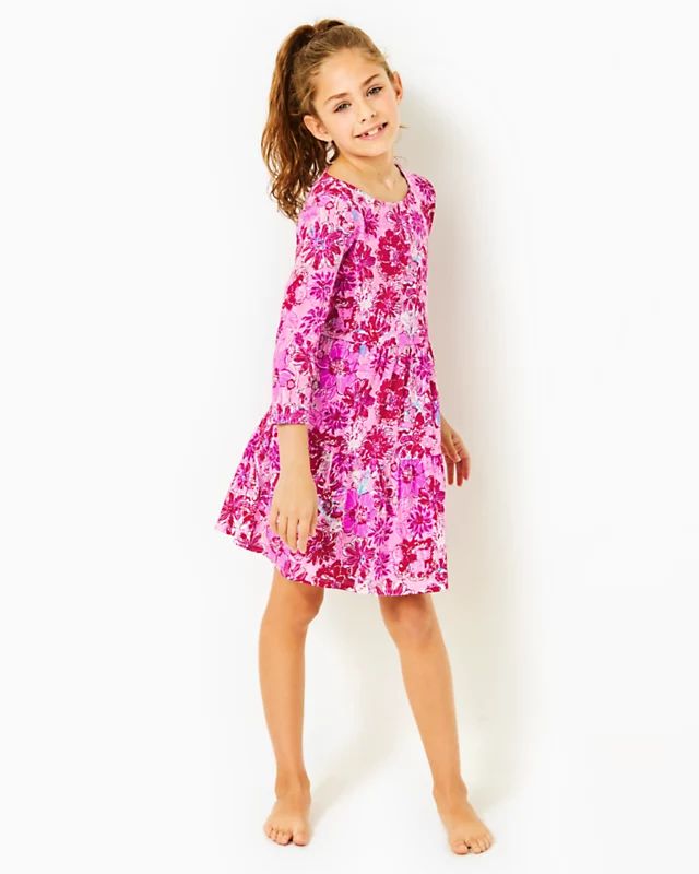 Girls Mini Geanna Cotton Dress | Lilly Pulitzer