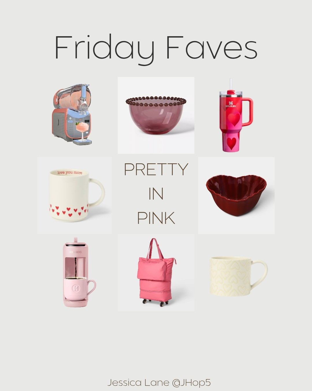 All the pretty pink + red pieces for a subtle Valentine’s touch 💗#FridayFavorites #TargetFinds #ValentinesDecor #PrettyInPink #HomeDecor #SeasonalStyling

#LTKValentine #LTKSeasonal #LTKHome