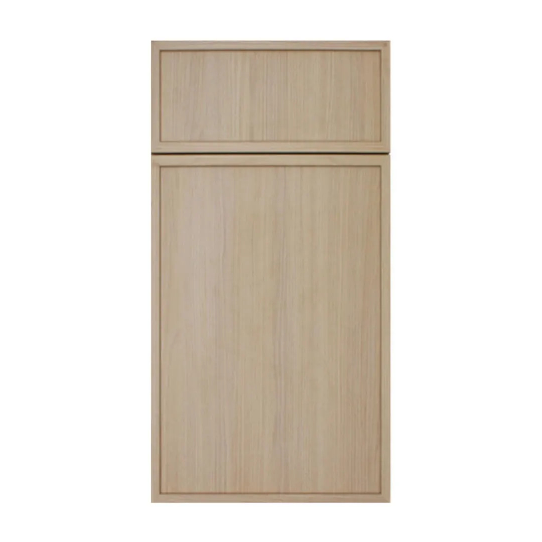 Blonde Oak Slim Shaker Sample Door Frameless Cabinets, European Style Kitchen Cabinets, Euro Cabi... | Etsy (US)