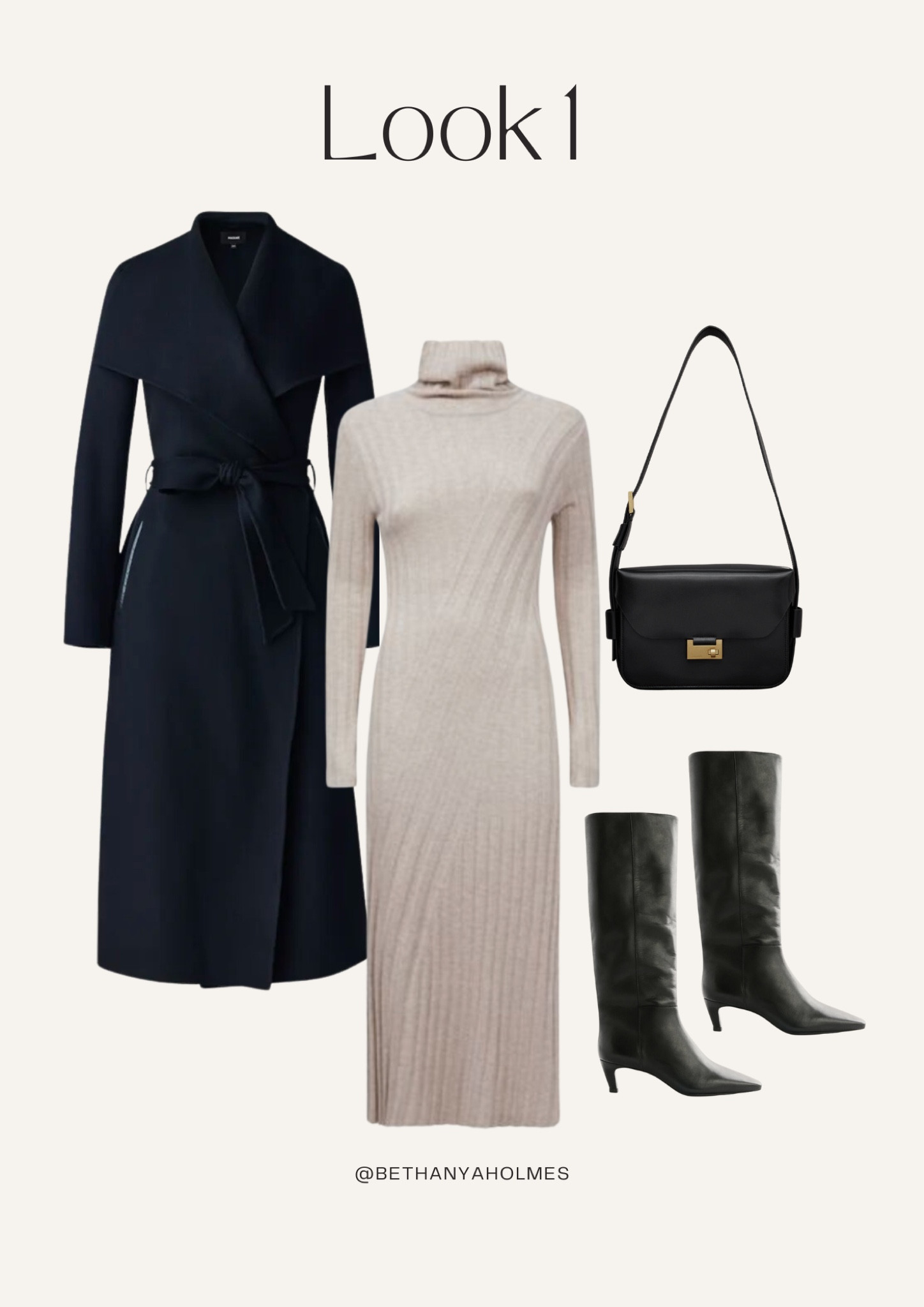 Look 1 of winter capsule collection 