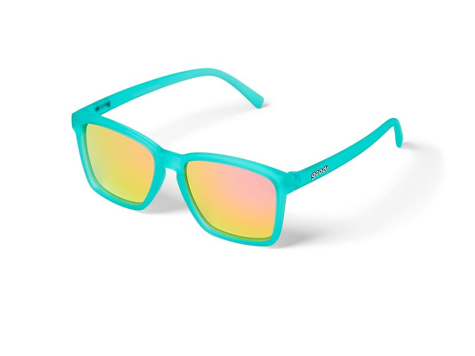 goodr Short with Benefits (Teal/Pink) Fashion Sunglasses | Zappos