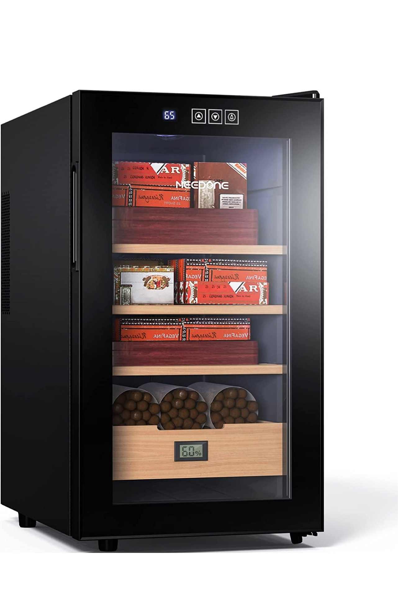 NEEDONE Humidor 48L with Cooling and Heating Temperature Control System, Electric Cooler Cabinet for 300 Counts with Spanish Cedar Wood Shelves & Drawer with Hygrometer, Gift for Men, 4 Layers

#LTKhome #LTKGiftGuide #LTKFind