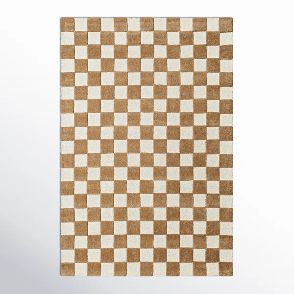Jenna Tan Hand Tufted Area Rug | Wayfair North America