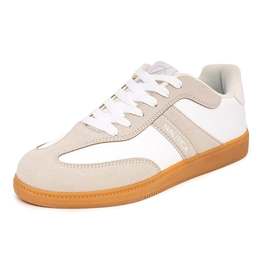Nautica Women’s Lace-Up Fashion Sneakers – Low-Top Casual Walking & Tennis Shoes with Platfor... | Amazon (US)