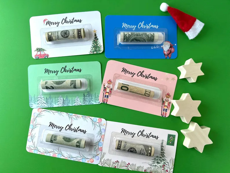 Christmas Money Card gift | cash card for Christmas teens gifts boys Cash Holder Dome | Christmas... | Etsy (US)