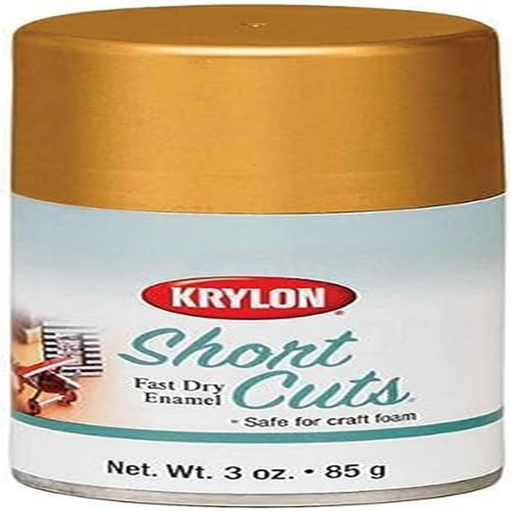 Krylon KSCS029 Short Cuts Aerosol Spray Paint, Gold Leaf, 3 Ounce | Amazon (US)