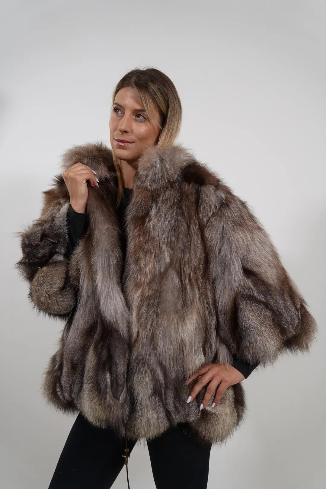 Genuine Fur Jacket : Luxury Real Fox Fur Coat - Etsy | Etsy (US)
