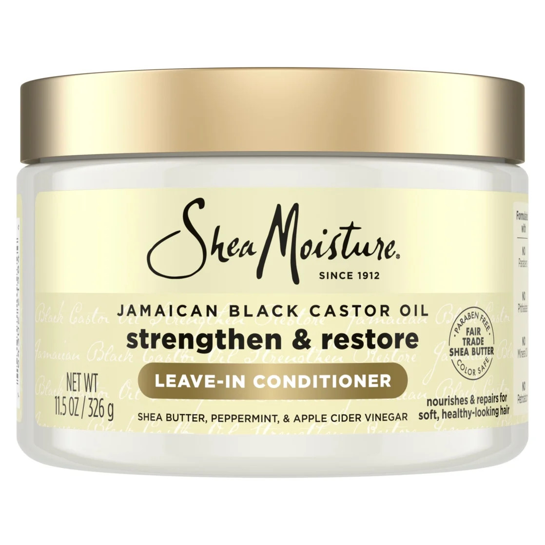 SheaMoisture Leave-In Conditioner 100% Pure Jamaican Black Castor Oil, 11.5 oz | Walmart (US)