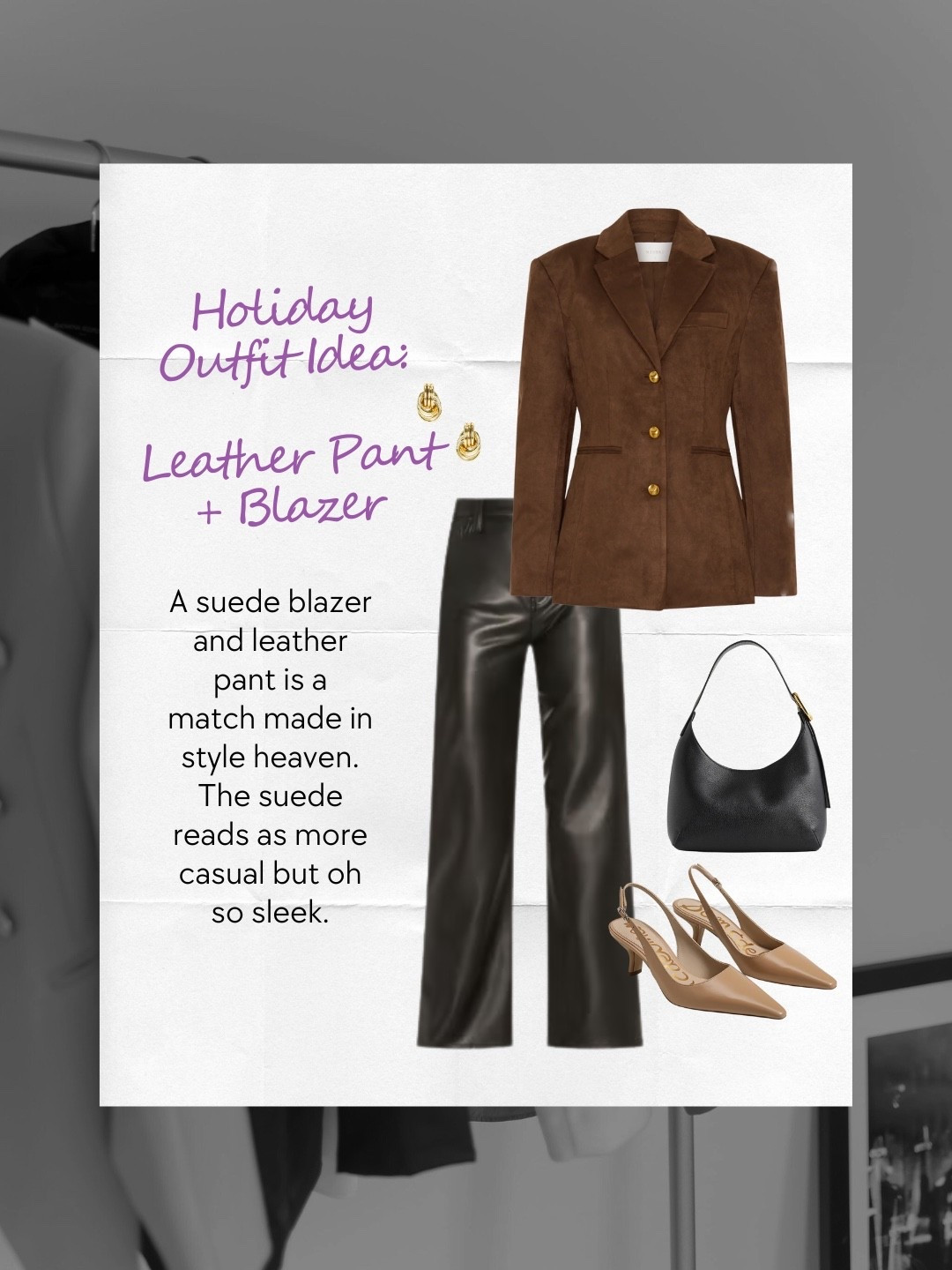 Love this for a chic Thanksgiving or holiday look. You’ll get so many compliments on the blazer! True to size!

#LTKSeasonal #LTKOver40 #LTKHoliday