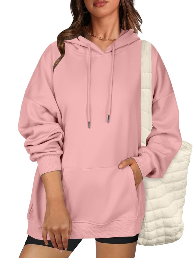 Zeagoo Womens Oversized Hoodies Fleece Sweatshirts Long Sleeve Pullover with Pocket 2025 Fall Win... | Amazon (US)