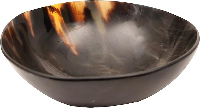 Museum Replicas Genuine Horn Viking Medieval Round Feasting Bowl | Amazon (US)