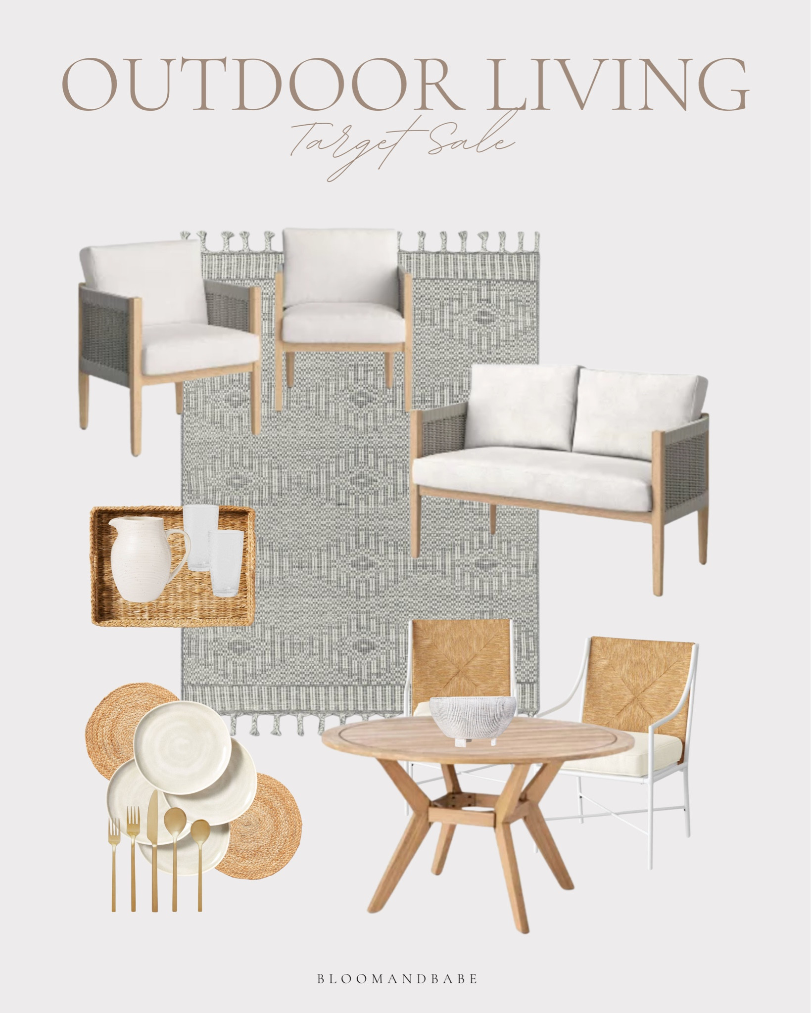 So many gorgeous outdoor patio pieces at Target! 20% off with your circle app! Sale/patio furniture/outdoor lots/outdoor rug /studio McGee

#LTKsalealert #LTKSeasonal #LTKhome