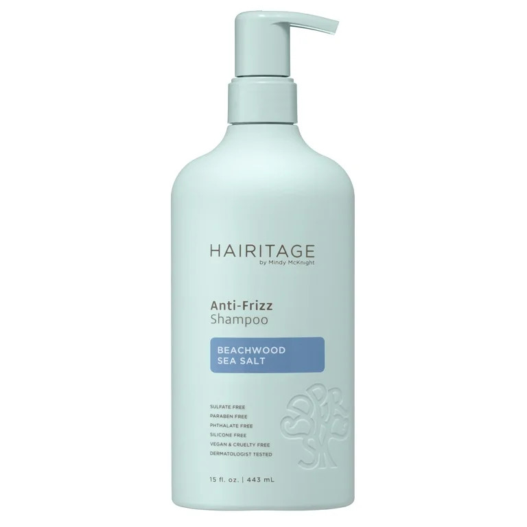 HAIRITAGE Beachwood Sea Salt Anti-Frizz Shampoo, 15 fl oz | Walmart (US)
