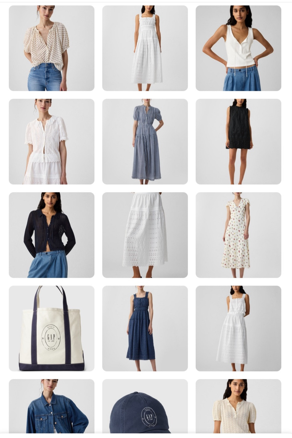 Gap x Doen has released early!!! Whatever sold out last night is back in stock but won’t be for long!