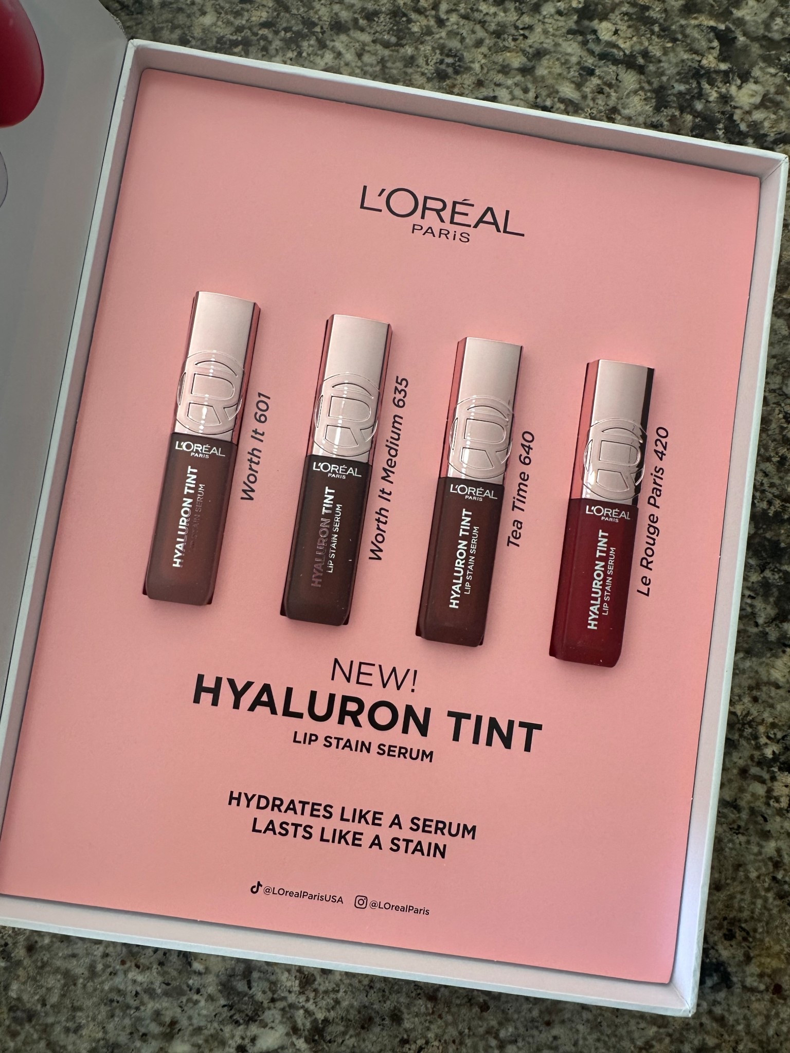 L’Oréal Hyaluron Tint Lip Stain Serum 

#LTKBeauty #LTKFindsUnder50 #LTKmorningroutine