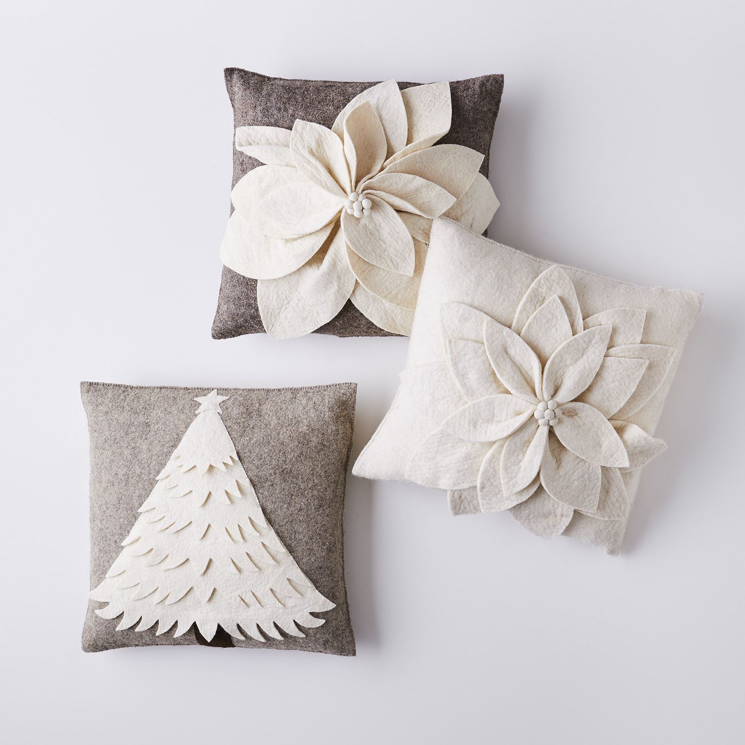 Handmade Holiday Felt Pillows | Food52