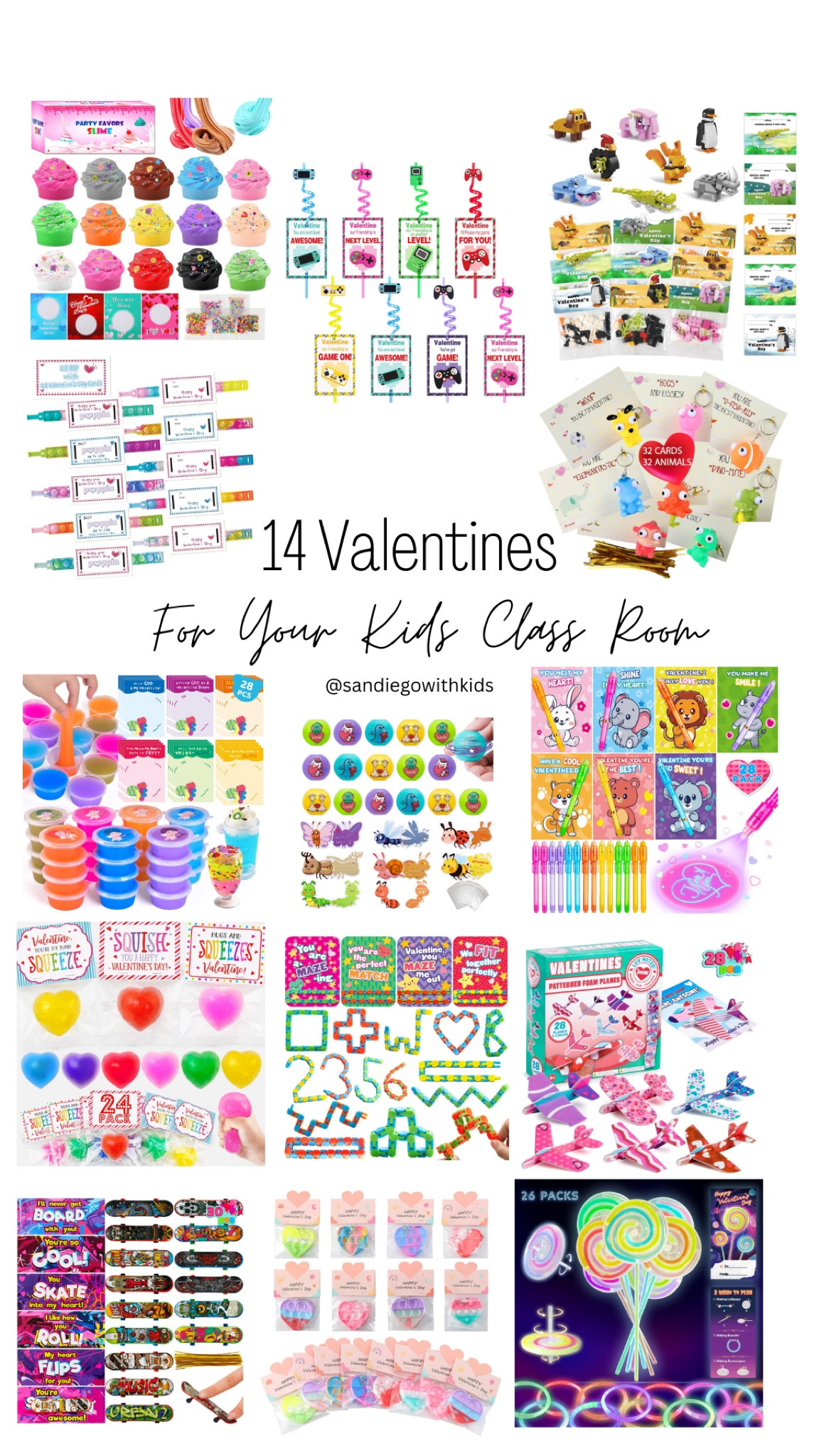 14 Valentines for your kids class room 