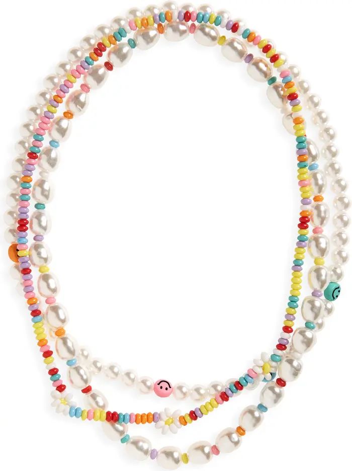 Capelli New York Kids' Assorted 3-Pack Beaded Necklaces | Nordstrom | Nordstrom