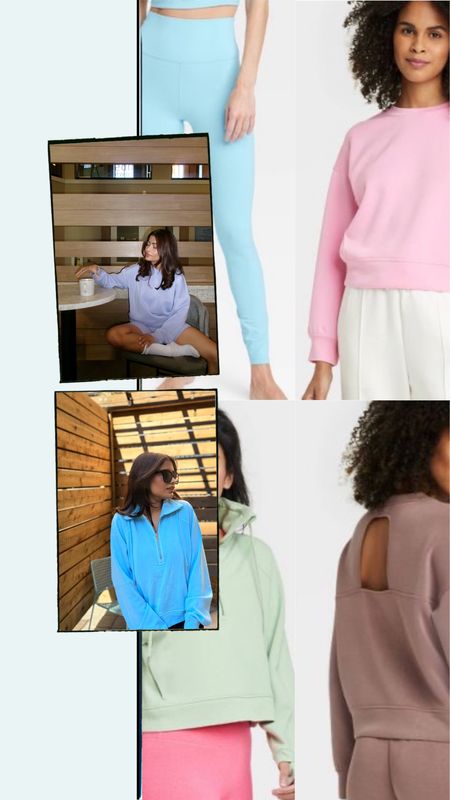 Comfortable athleisure + running errands/casual process from target that come in Spring pastel colors. Material is perfect for working out in cooler weather and buttery-soft + smooth. I wear a small in everything. Most pieces under $40  

#targetstyle 

#LTKSeasonal #LTKfindsunder50 #LTKfitness