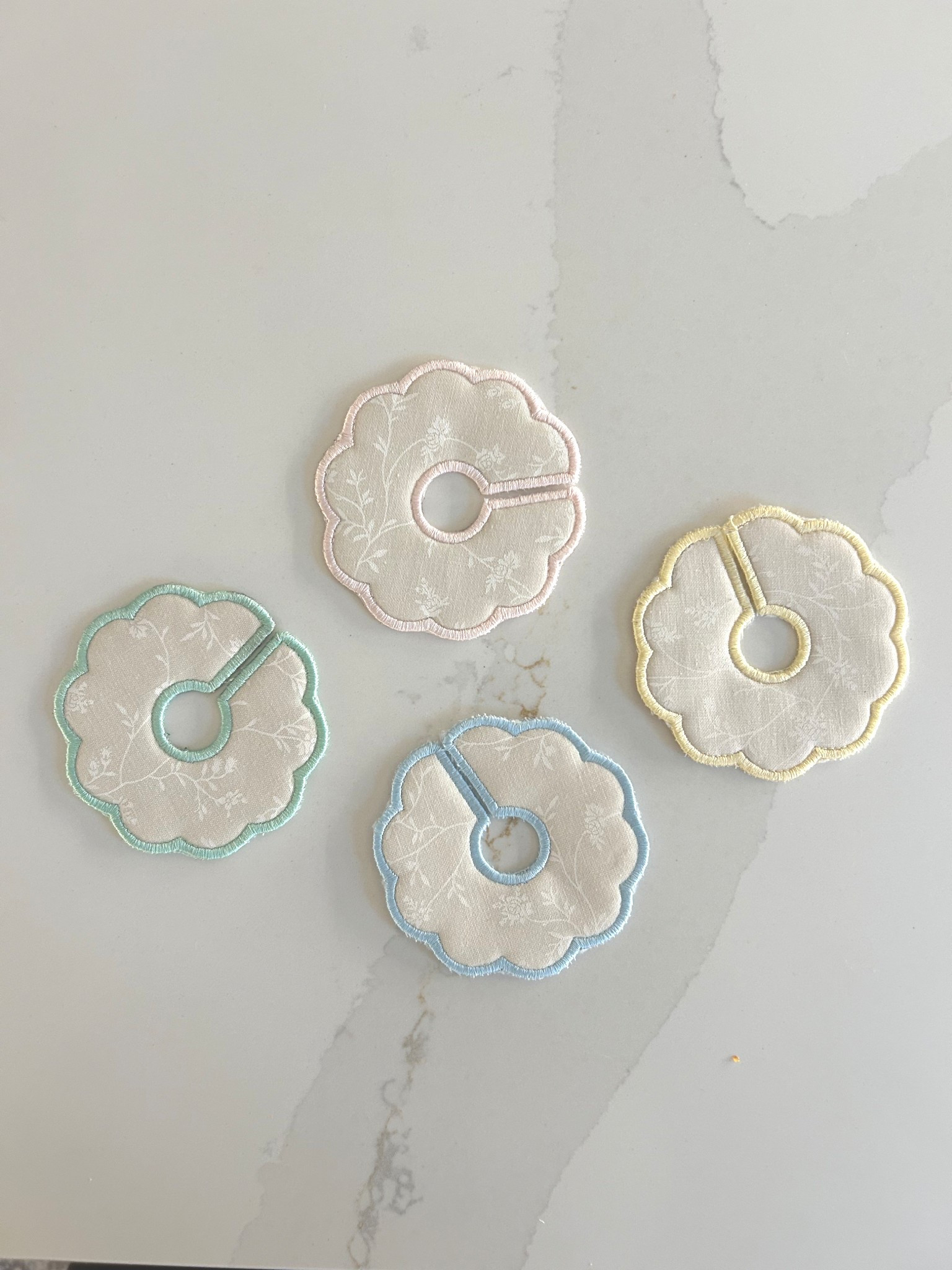 Embroidered wine charms 

#LTKmomlife #LTKdayinmylife #LTKHome