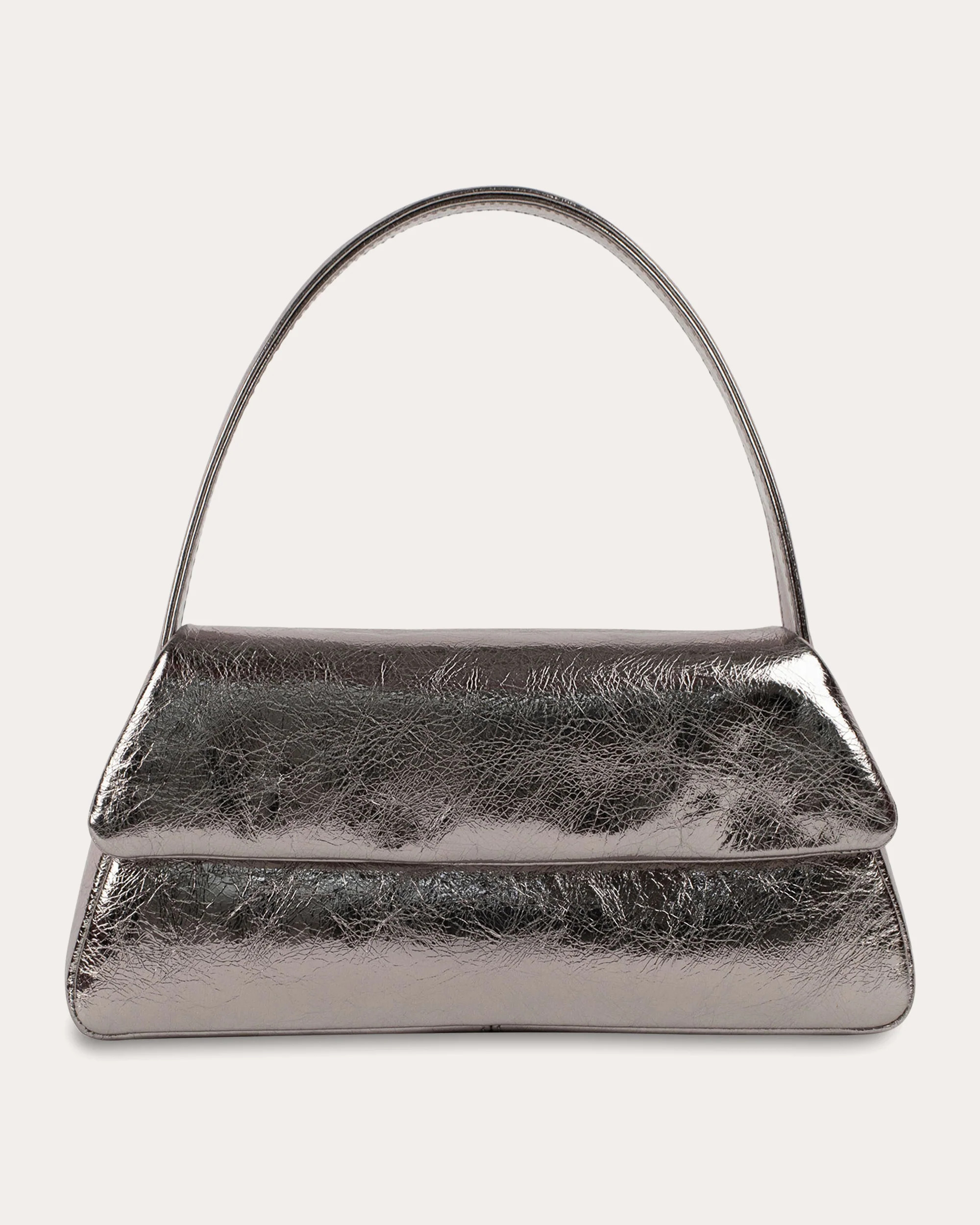 Elliot Crinkled Leather Shoulder Bag | Olivela
