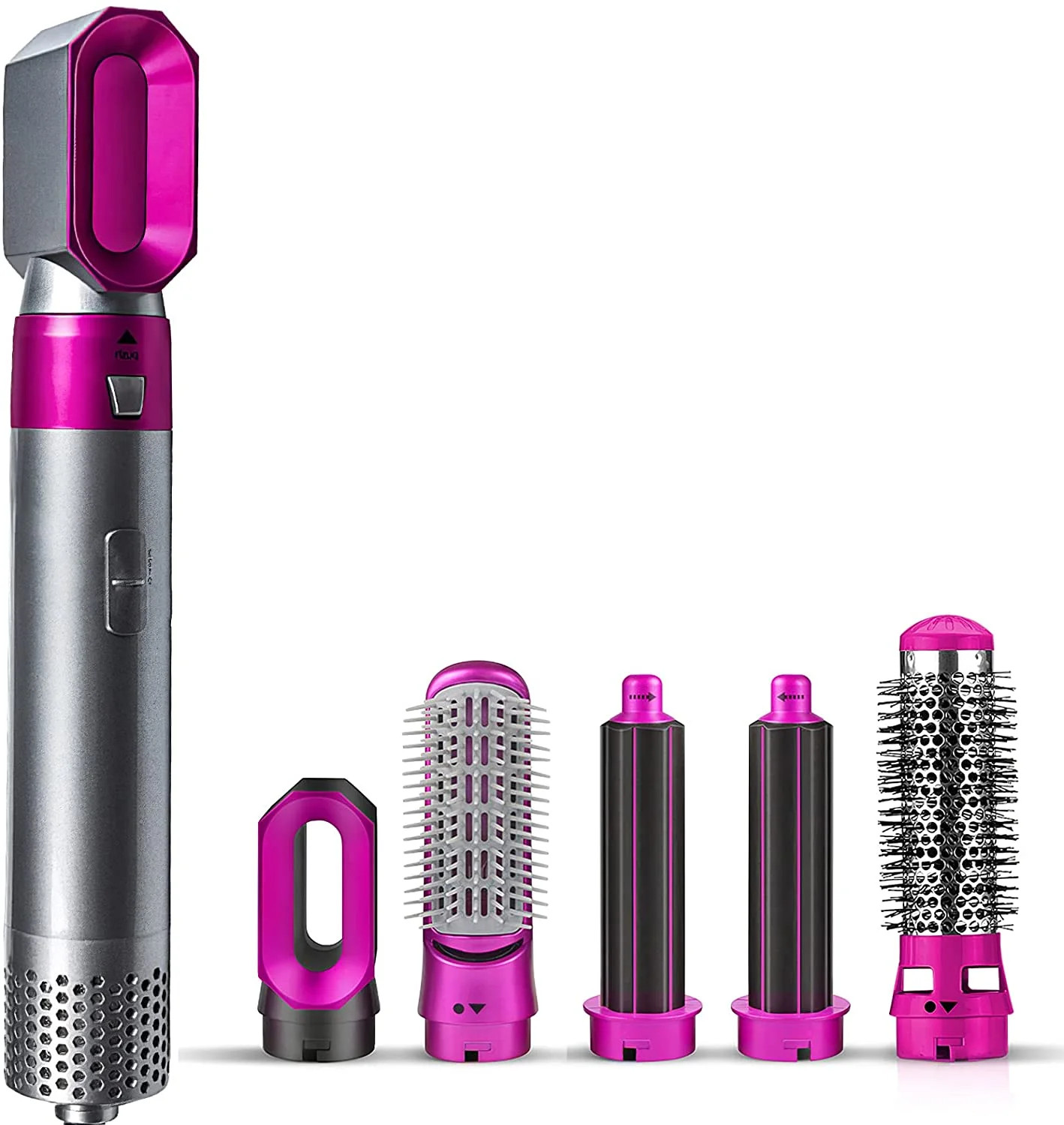 Asge 5 in 1 Hair Blower Brush Hairdryer Hair Curler Curling Iron Detachable Hair Airwrap Styler E... | Walmart (US)