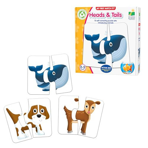 The Learning Journey: My First Match It! - Head and Tails - 15 Self-Correcting Animal Memory Matching Puzzles Games - Educational Activities for Learning - Preschoolers Age 2-5 - Award Winning Toys | Amazon (US)
