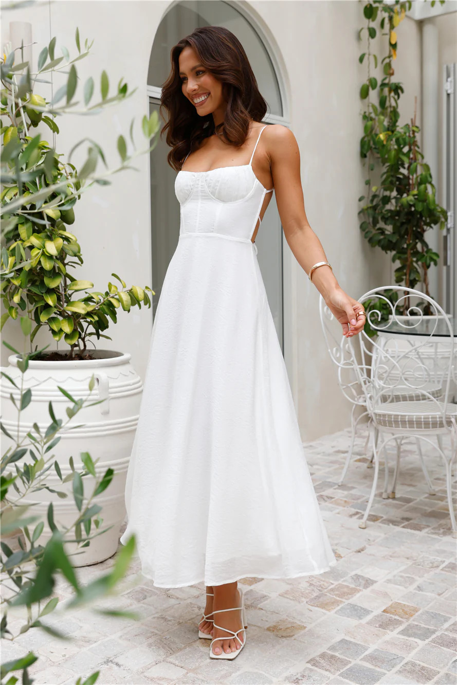 Giving Hugs Dress White | Hello Molly (US)