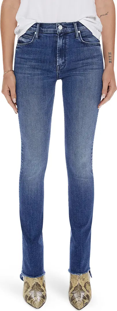 The Runaway Frayed Step Hem Skinny Flare Jeans | Nordstrom