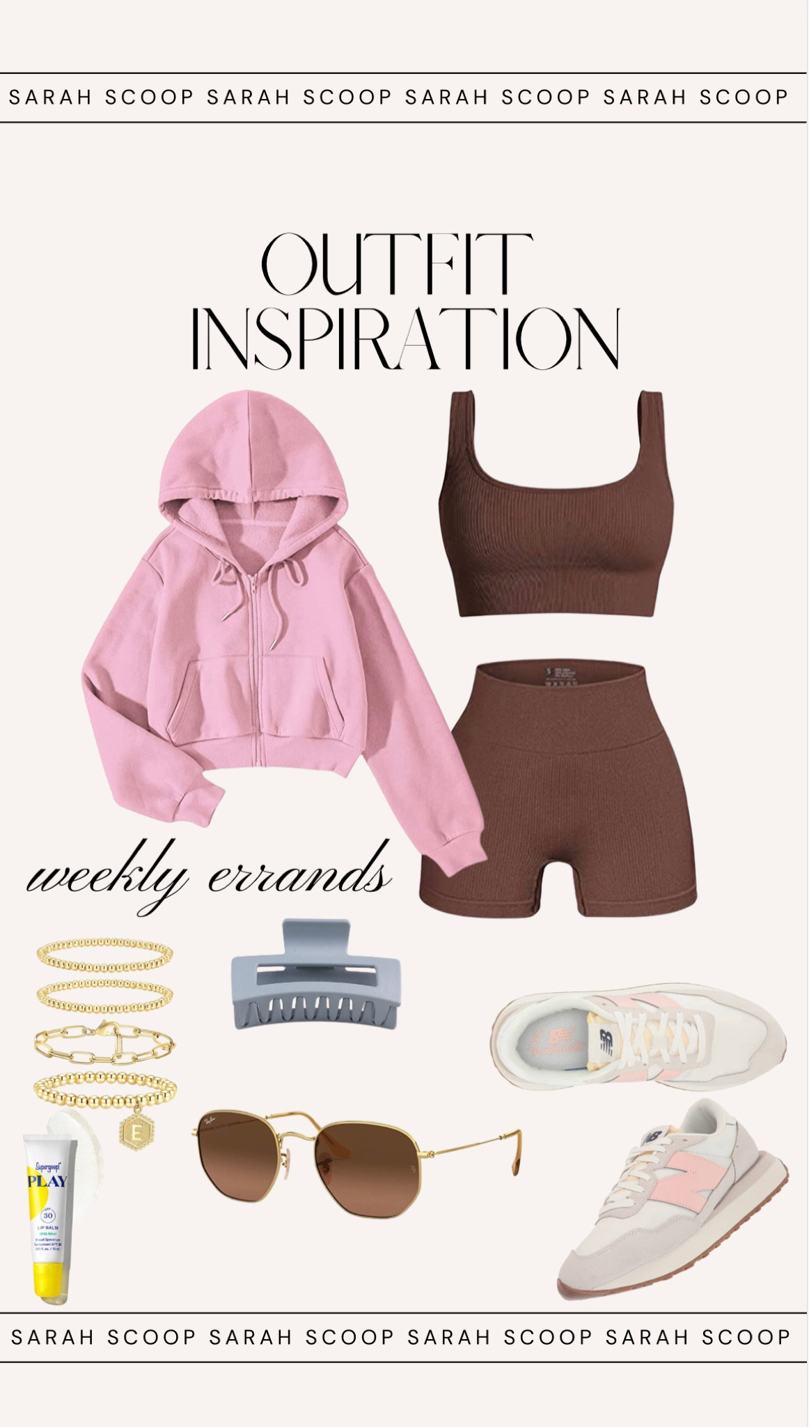 Running errands? Throw on a cute work out set and a zip-up for a trendy, comfortable look!🎀

work out set // new balances // claw clip // zip up hoodie // Sunday reset outfit // comfortable 

#LTKFind #LTKFitness #LTKstyletip