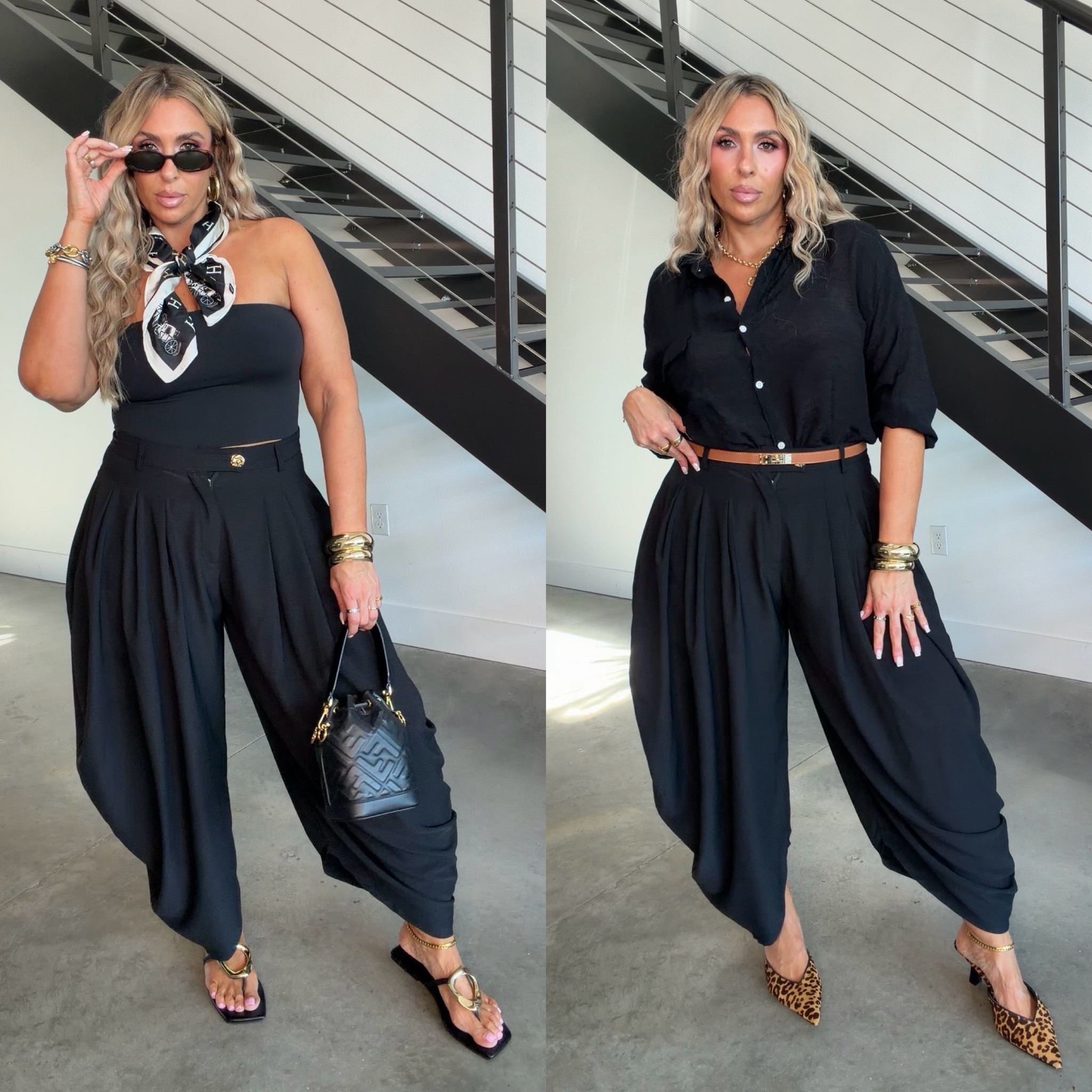 My fav pants size XL styled for weekends or work. 

Button down XL
Tube top L (size down

Belt is adjustable. 

Handbag fendi also linked amazon version. 

KC Jewelry my 40% off discount code is: Christine

#LTKootd