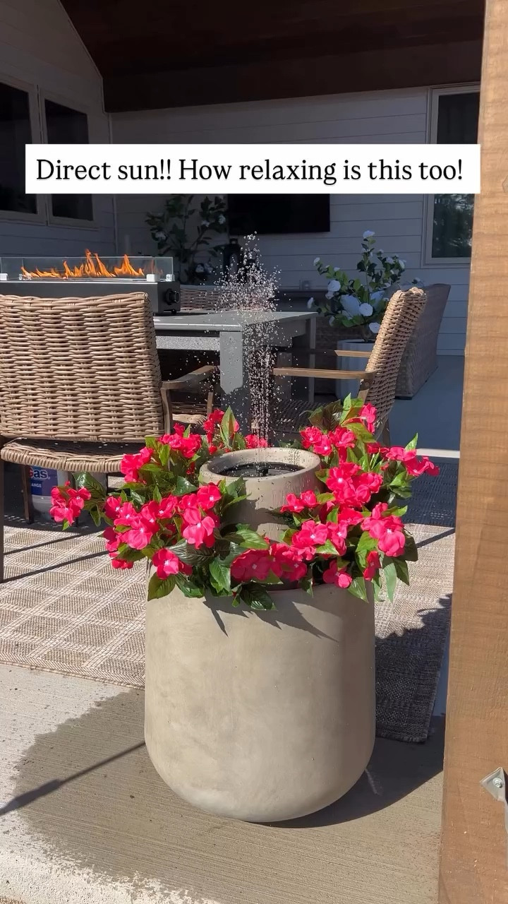 Direct sun!! How relaxing is this too!