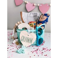 Heart Tags | Valentine's Day Name Decor Tassel Engraved Wooden Tag Macrame | Etsy (US)