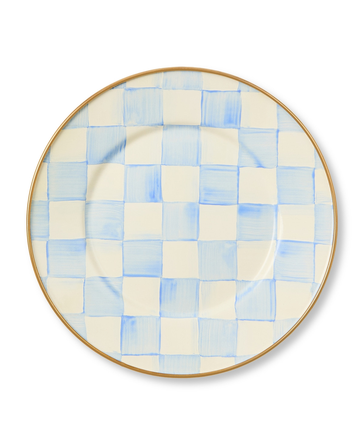 MacKenzie-Childs Sky Check Salad and Dessert Plate - Sky Blue | Macy's