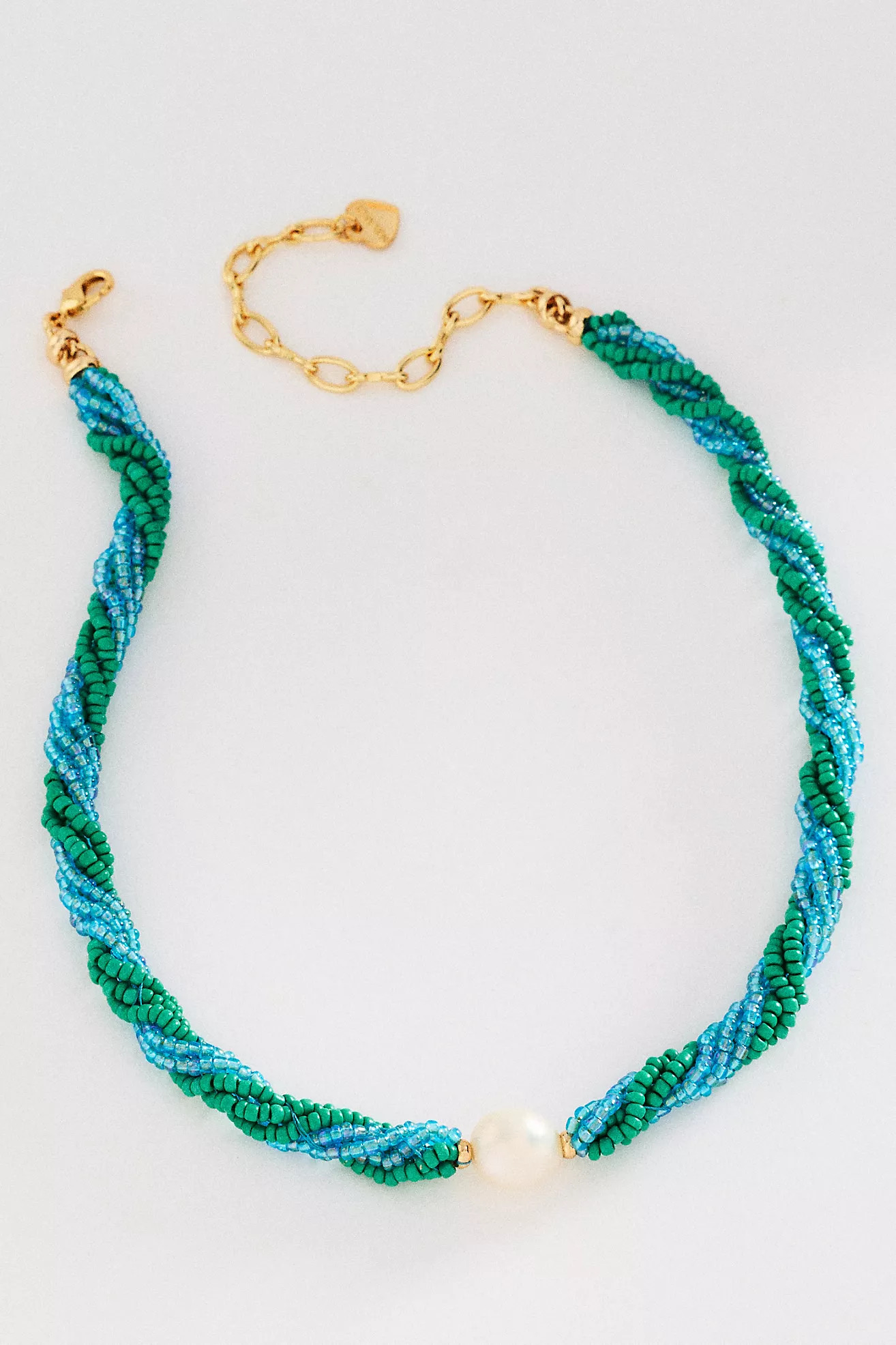 Twisted Beaded Pearl Necklace | Anthropologie (US)