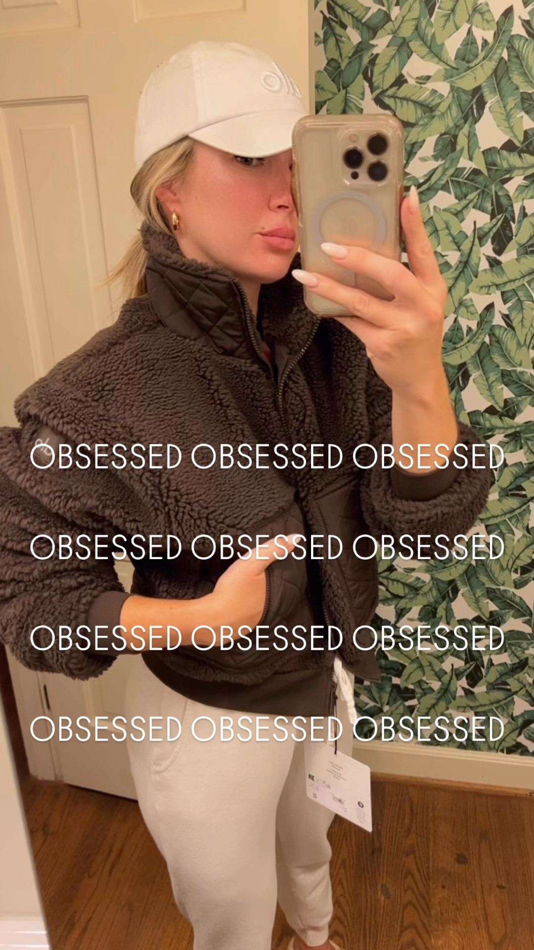 The prefect Sherpa  cropped jacket comes in several colors. I’m wearing size small  

#LTKStyleTip #LTKFitness #LTKSeasonal