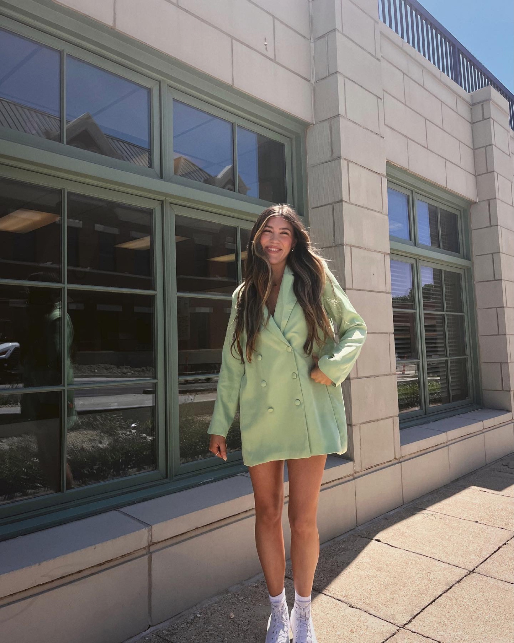 Green Blazer dress 💚🐍🍀

#LTKfit #LTKstyletip #LTKSeasonal