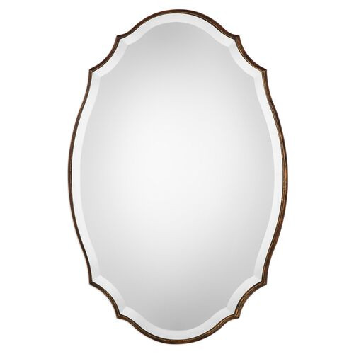 Hudson Wall Mirror - Gold | Dressing Mirror, Vanity Mirror - Functional, Aesthetic | One Kings Lane
