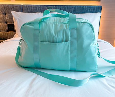 The perfect weekender bag. It fits a lot, has three outside pockets and an inside zip pocket as well. 
Comes in three colors 



#LTKitbag #LTKtravel #LTKfindsunder50
