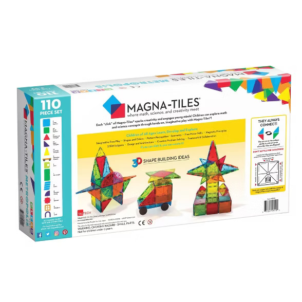 MAGNA-TILES Metropolis 110pc Set | Target
