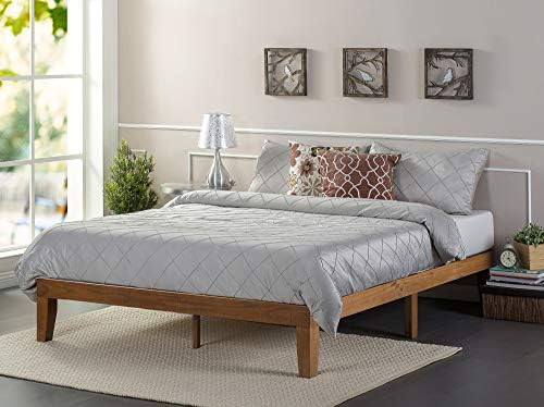 Zinus Alexia 12-Inch Standard Wood Platform Bed in Rustic Pine Finish, Queen - No Boxspring Neede... | Amazon (US)